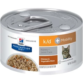 HILL'S Prescription Diet Feline k/d + Mobility Chicken & Vegetable Stew 2.9oz