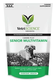 VETRISCIENCE Dog Plus Senior Multivitaminbite 30 Bite Sized Chews