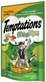 TEMPTATIONS Mix ups Treats for Cats Chicken Catnip 85g
