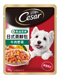 CESAR Japan Pouch Beef & Vegetable 70g