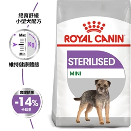 ROYAL CANIN CCN Mini Size Sterilised Adult Dog 3kg
