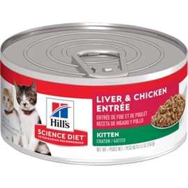 HILL'S Science Diet Feline Kitten Liver & Chicken Entrée 5.5oz