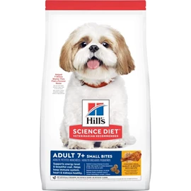 HILL'S Science Diet Canine Adult 7+ (Small Bites) Chicken Meal, Barley & Rice Recipe 15lb