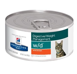 HILL'S Prescription Diet Feline w/d Minced Chicken 5.5oz