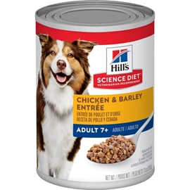 HILL'S Science Diet Canine Adult 7+ Chicken & Barley Entrée  13oz
