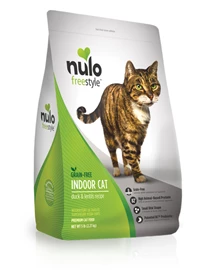 NULO Grainfree Kibble for Indoor Cat (Duck & Lentils Recipe) 5lb