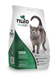 NULO Grainfree Kibble for Seniors (Alaska Pollock, Duck & Sweet Potato Recipe) 12lb