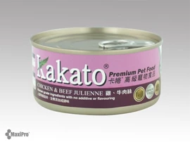 KAKATO TINNED FOOD " Chicken & Beef Julienne  " 70G
