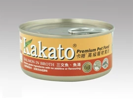 KAKATO TINNED FOOD "Salmon in Broth " 170G