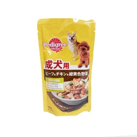 Pedigree Japan Pouch Beef & Vegetable & Chicken 130g