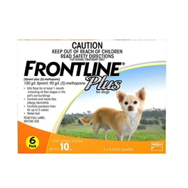 FRONTLINE Plus For Dogs (up to 10kg)