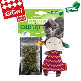 GIGWI Refillable Catnip Sheep