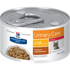 HILL'S Prescription Diet Feline c/d Stress Chicken & Vegetable Stew 2.9oz